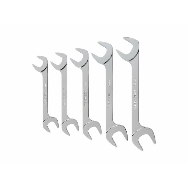 Tekton Angle Head Open End Wrench Set, 5-Piece 33-50 mm WAE90203